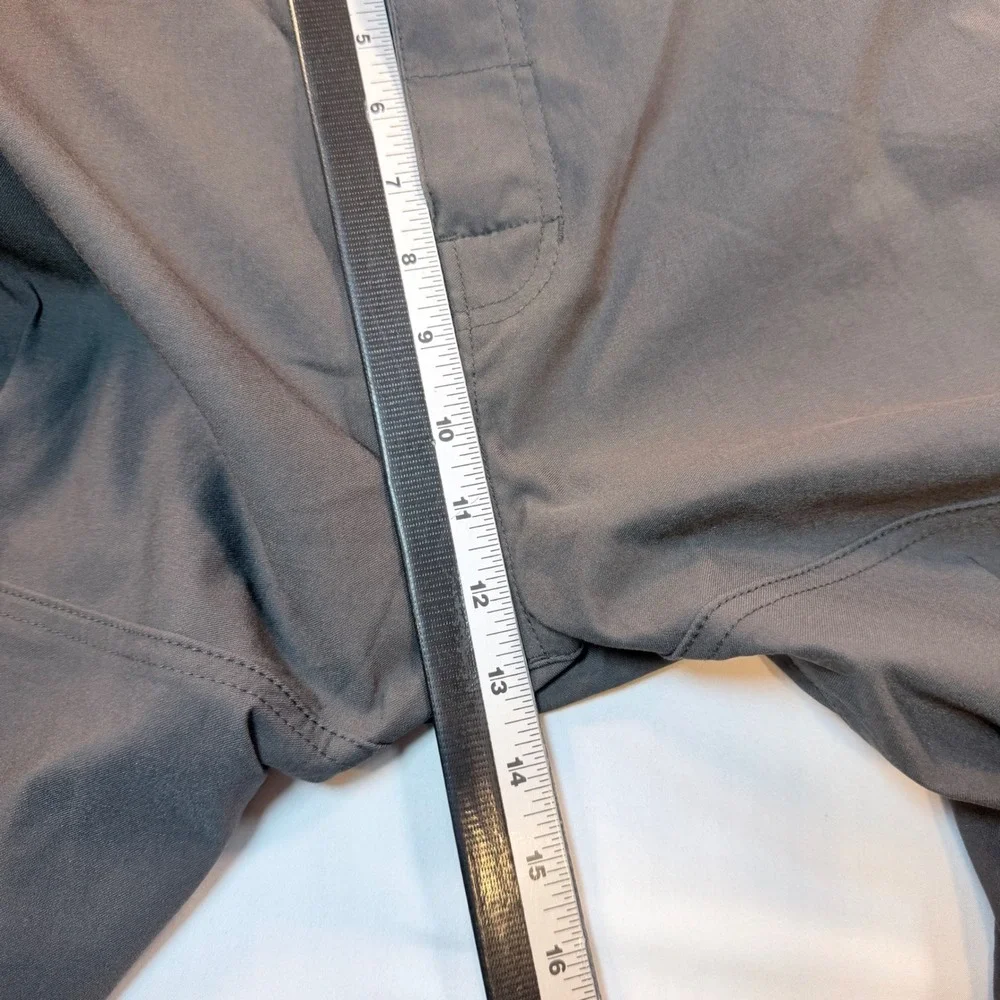 prAna Stretch‎ Zion Cargo Pants Mens 42x30 Gray Belted Hiking Outdoor Trail